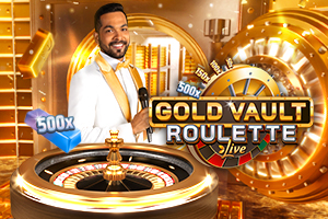 Gold Vault Roulette slot cover by Evolution