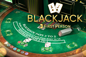 First Person Blackjack slot cover by Evolution