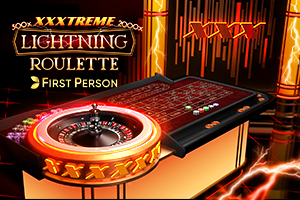 First Person XXXtreme Lightning Roulette slot cover by Evolution