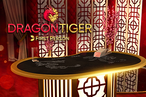 First Person Dragon Tiger slot cover by Evolution