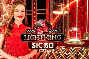 Lightning Sic Bo slot cover by Evolution